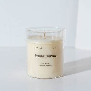 Scented Candle Bergamot Cedarwood 200ml