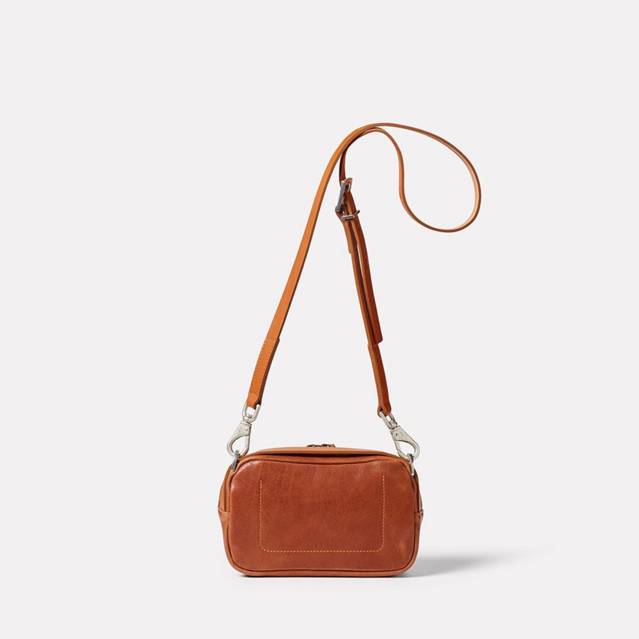 Leila Small Cross Body Red Wood