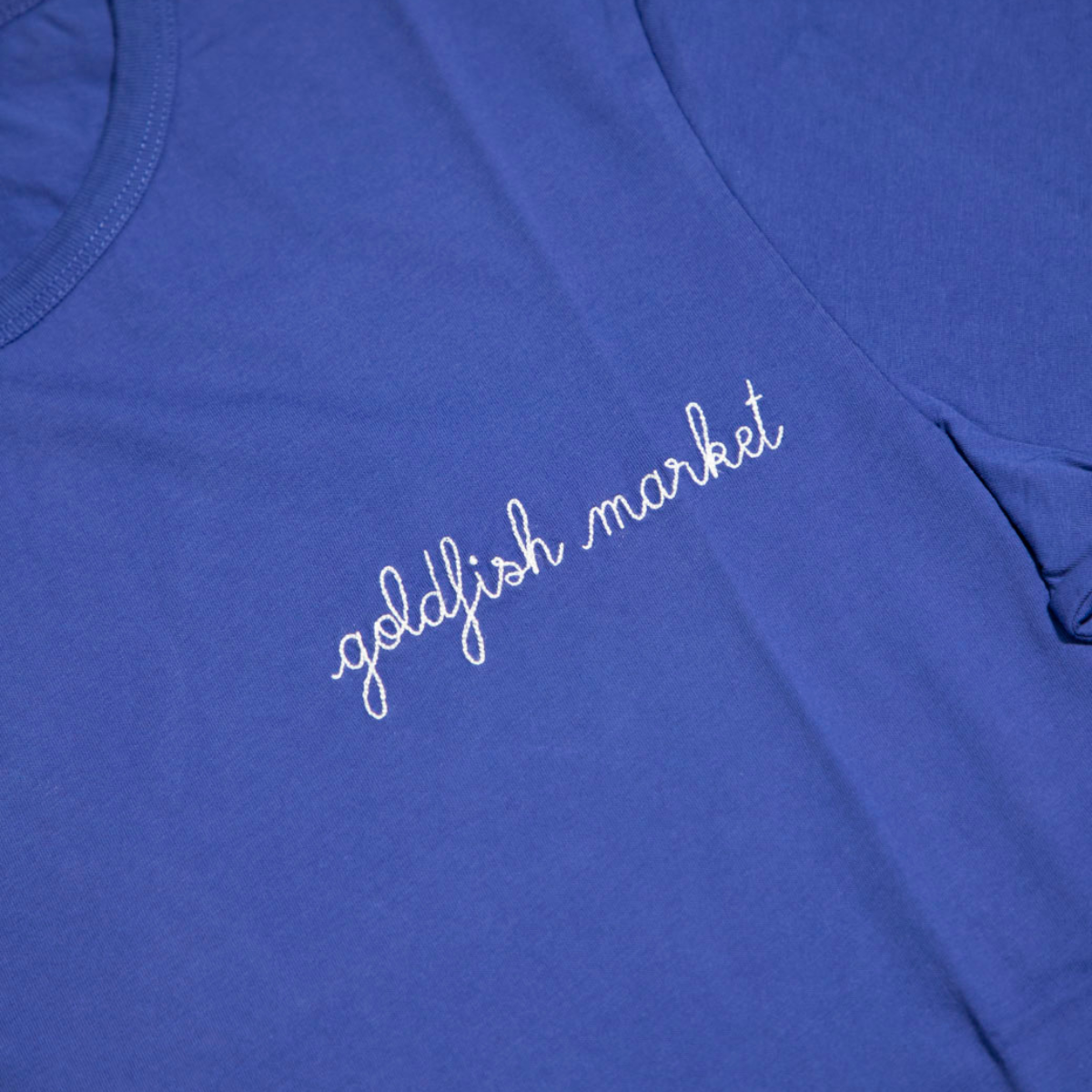 Poitou Goldfish Market Organic Cotton T-Shirt (men)