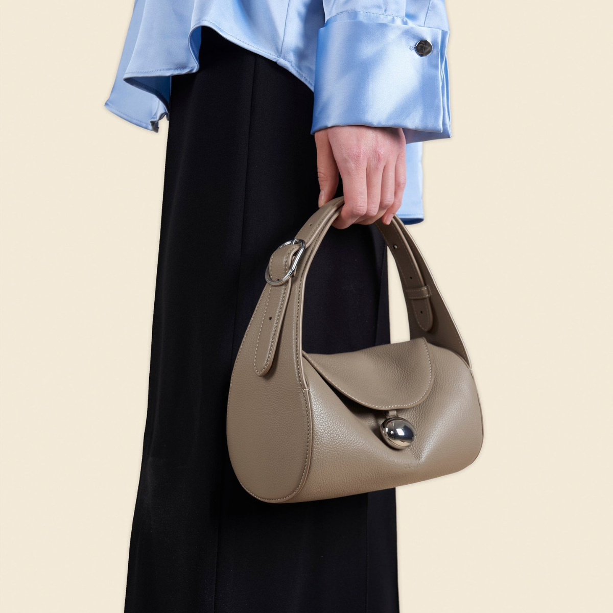 Cafune | bag for women - Drop Duffel Brownstone | kapok