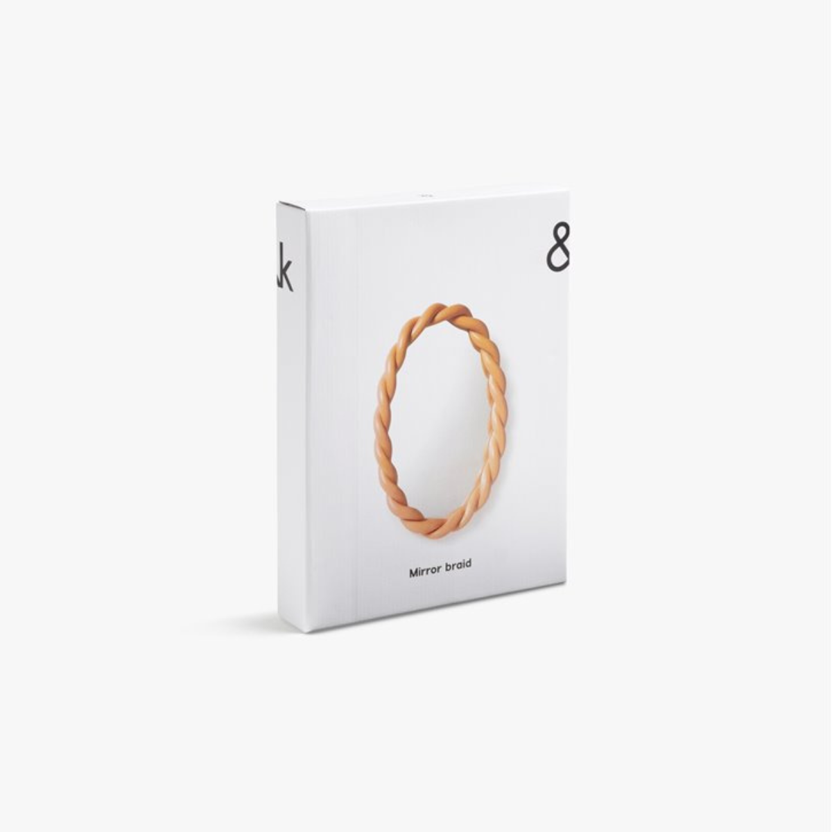 Pink Oval Braid Mirror