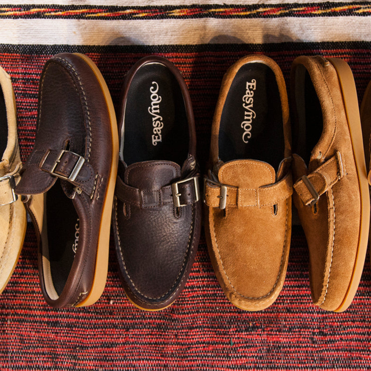 Easymoc Buckle Sand Suede