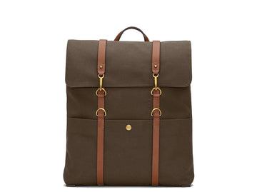 Mismo MS Backpack Army / Cuoio