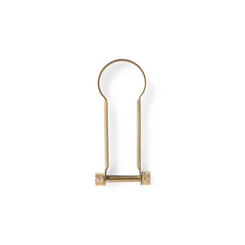 Quincy Brass Key Ring by Candy Design & Works | Boston General Store