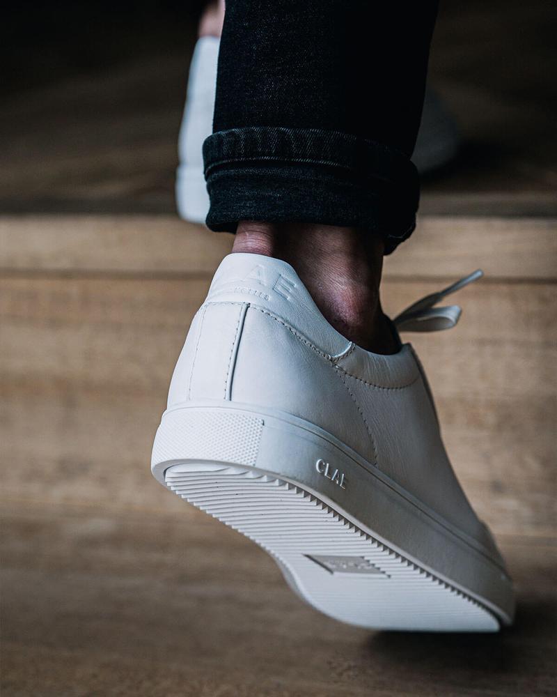 Triple White Leather Sneakers (unisex)