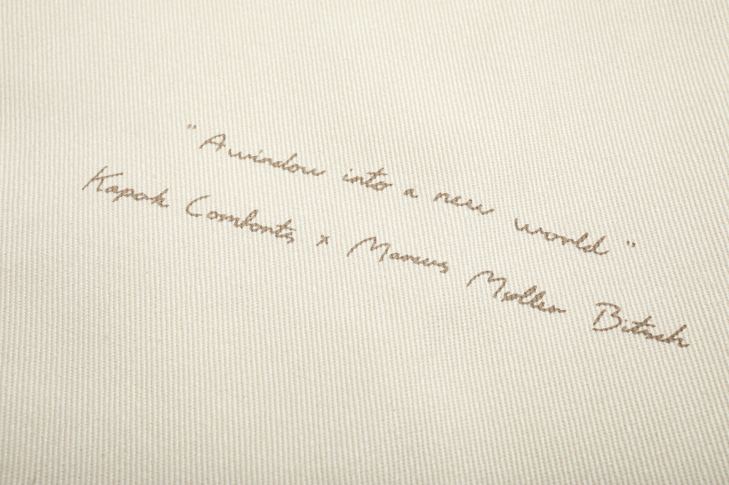 Kapok Comforts x MMB Windows Windws XL Tote Off White