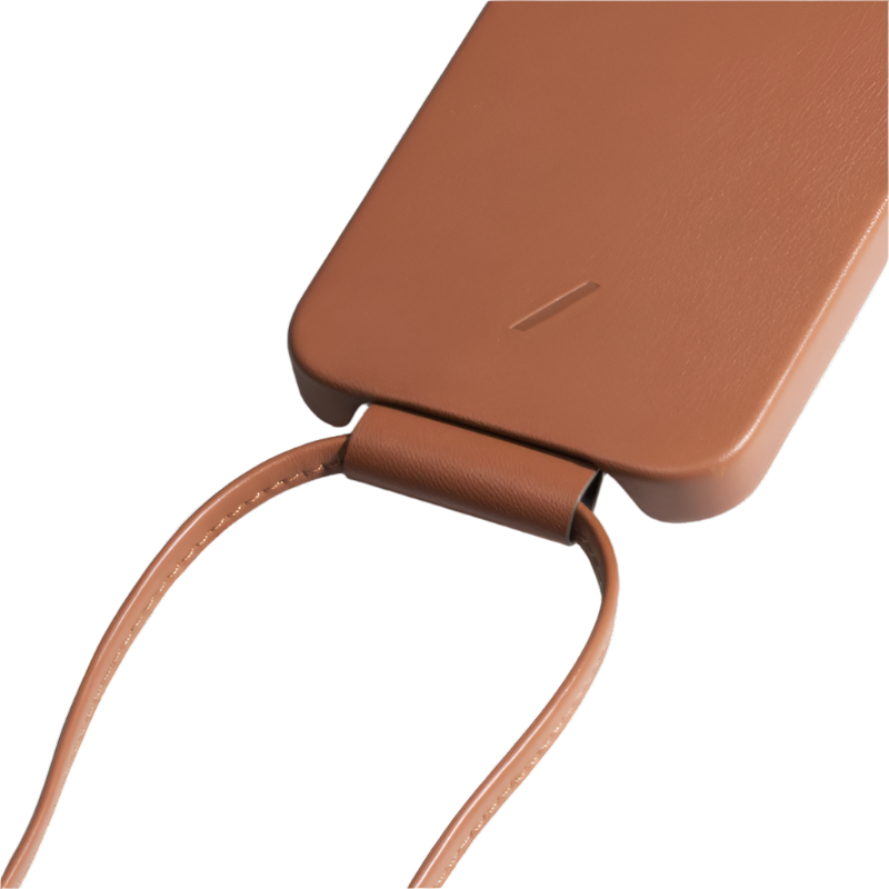 Leather Sling For Magnetic Clic Case Tan