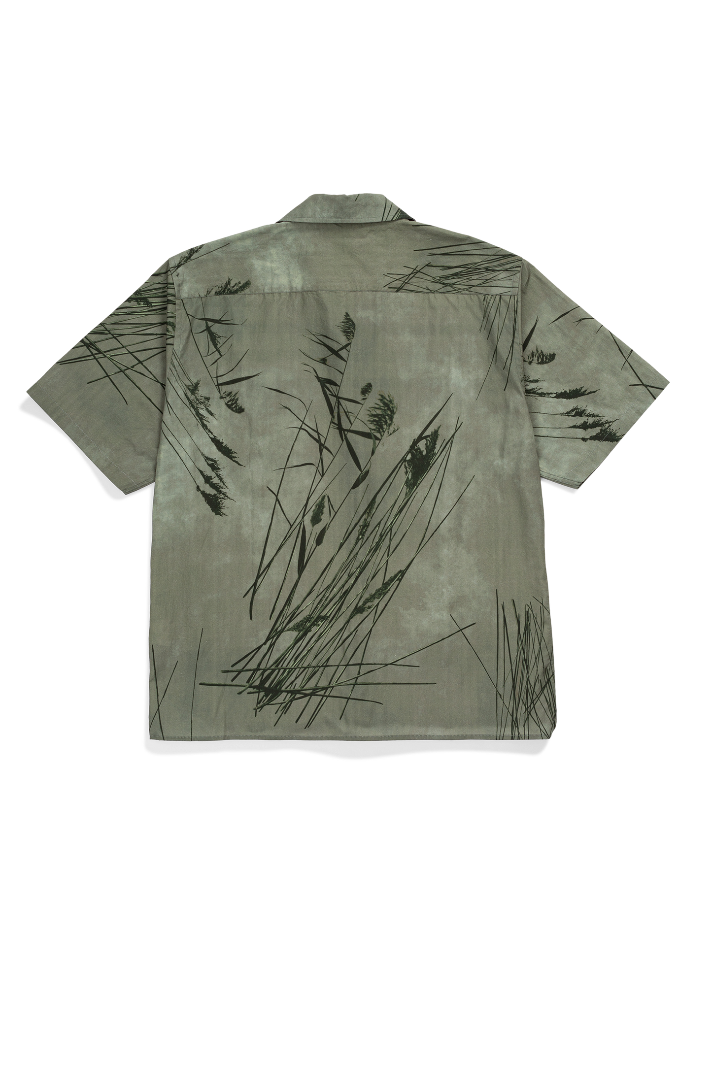 Dried Sage Green Carsten Print Shirt