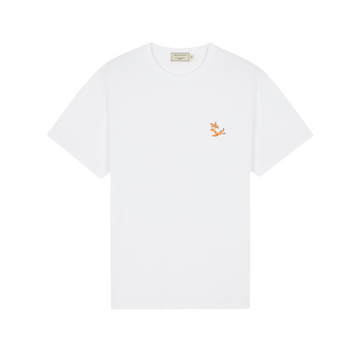 Chillax Fox Patch Classic Tee-Shirt White (unisex)