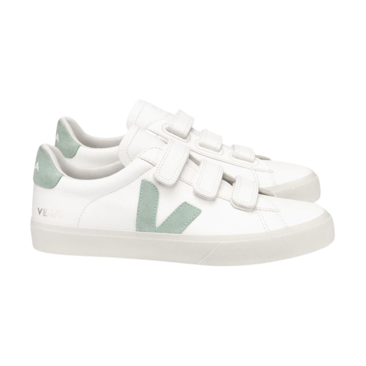 Extra White Matcha Logo Chromefree Leather Sneakers (women)