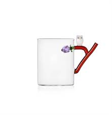 Fruit & Flowers Mug W/ Owl