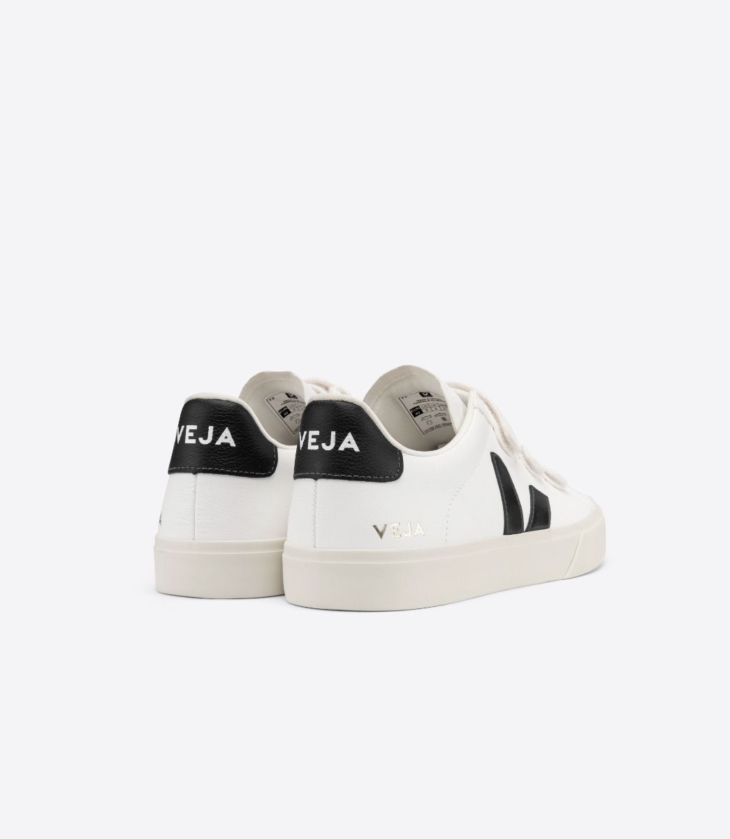 Extra White Black Logo Leather Sneakers (unisex)