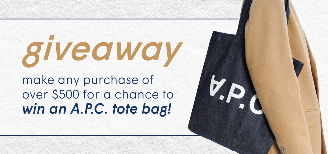 A.P.C. Tote Bag Giveaway!