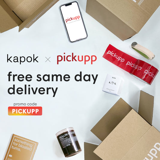 kapok x pickupp same day delivery campaign