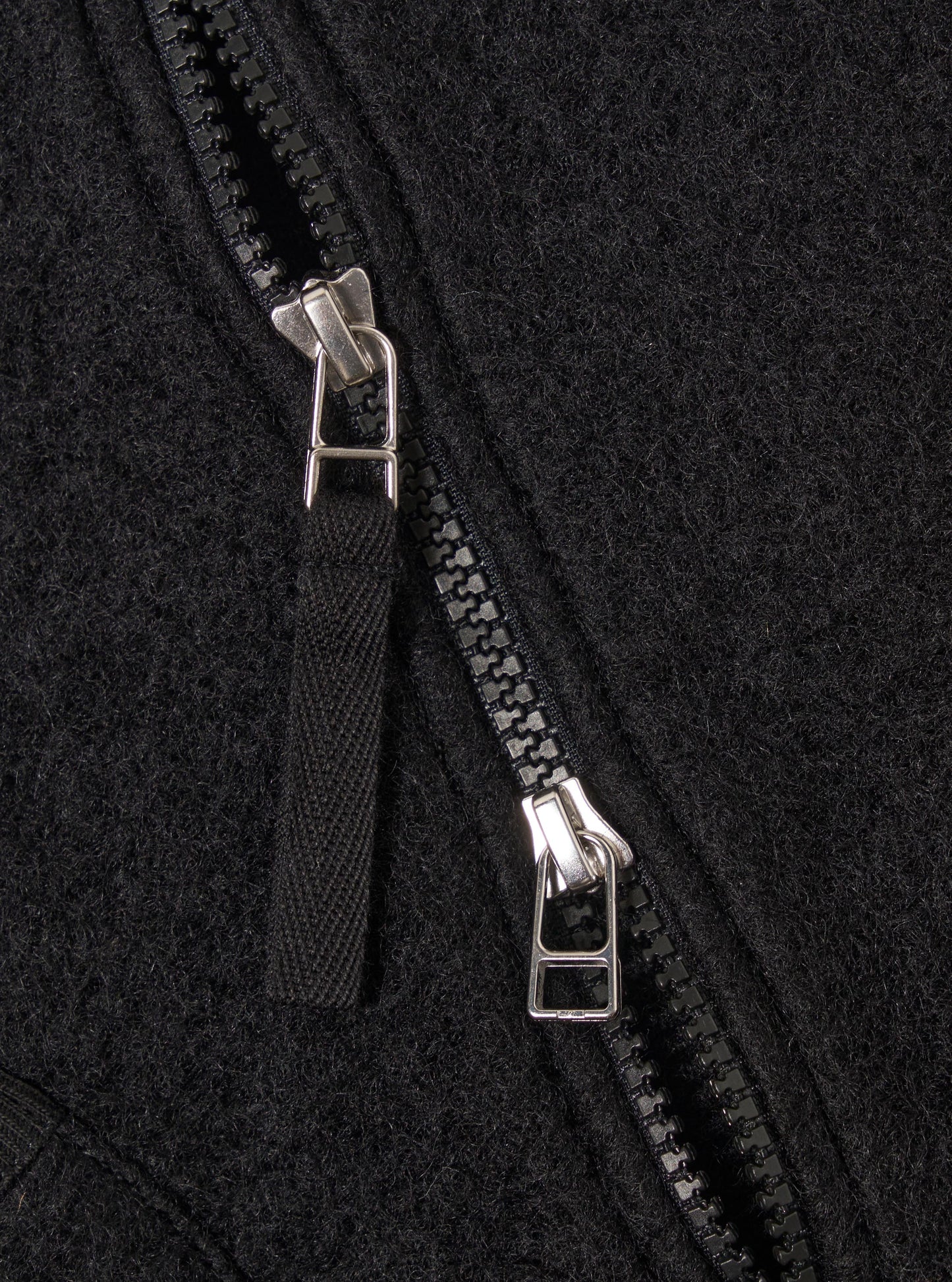 Wool Fleece Zip Waistcoat