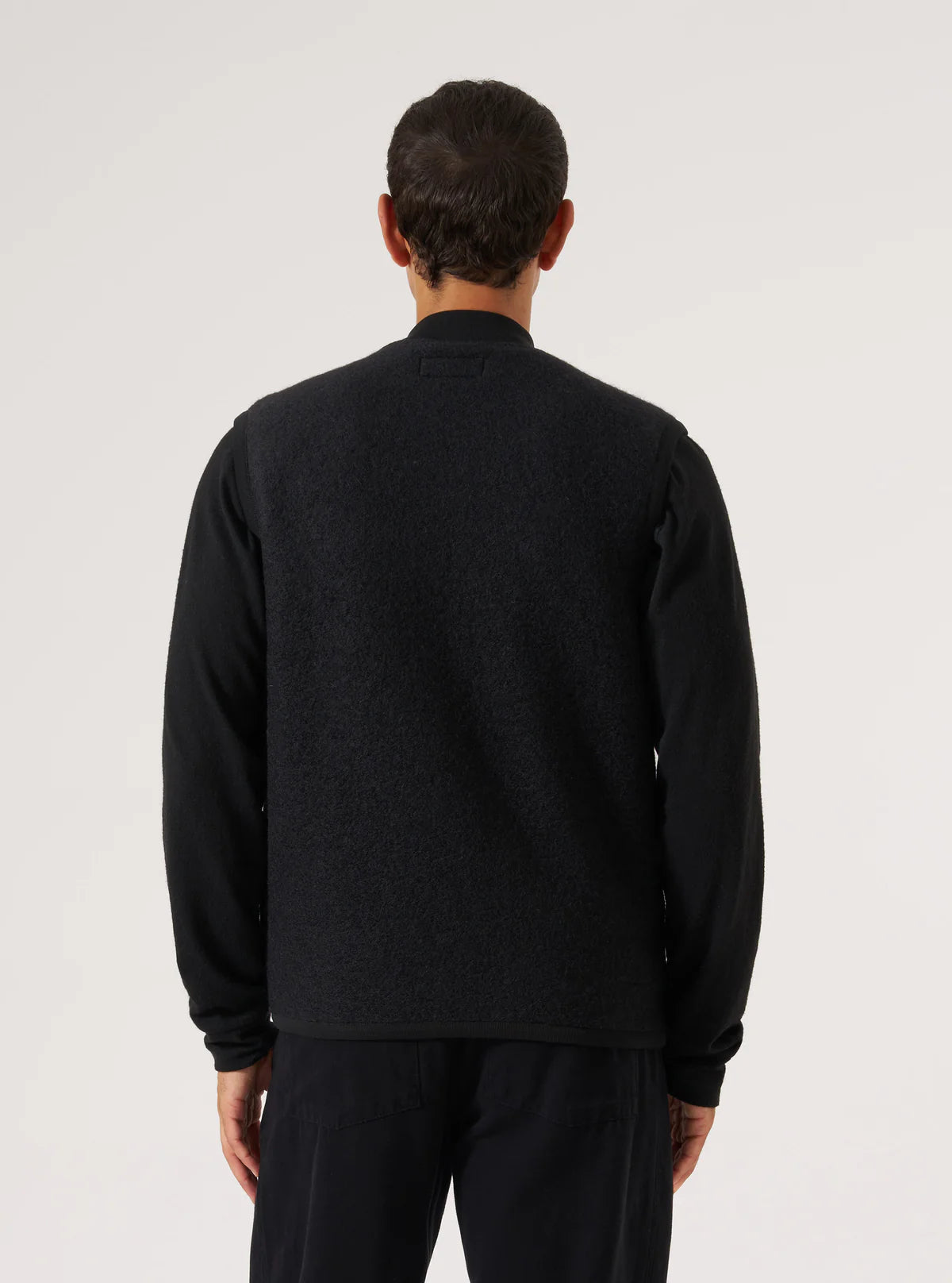 Wool Fleece Zip Waistcoat