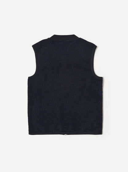 Wool Fleece Zip Waistcoat
