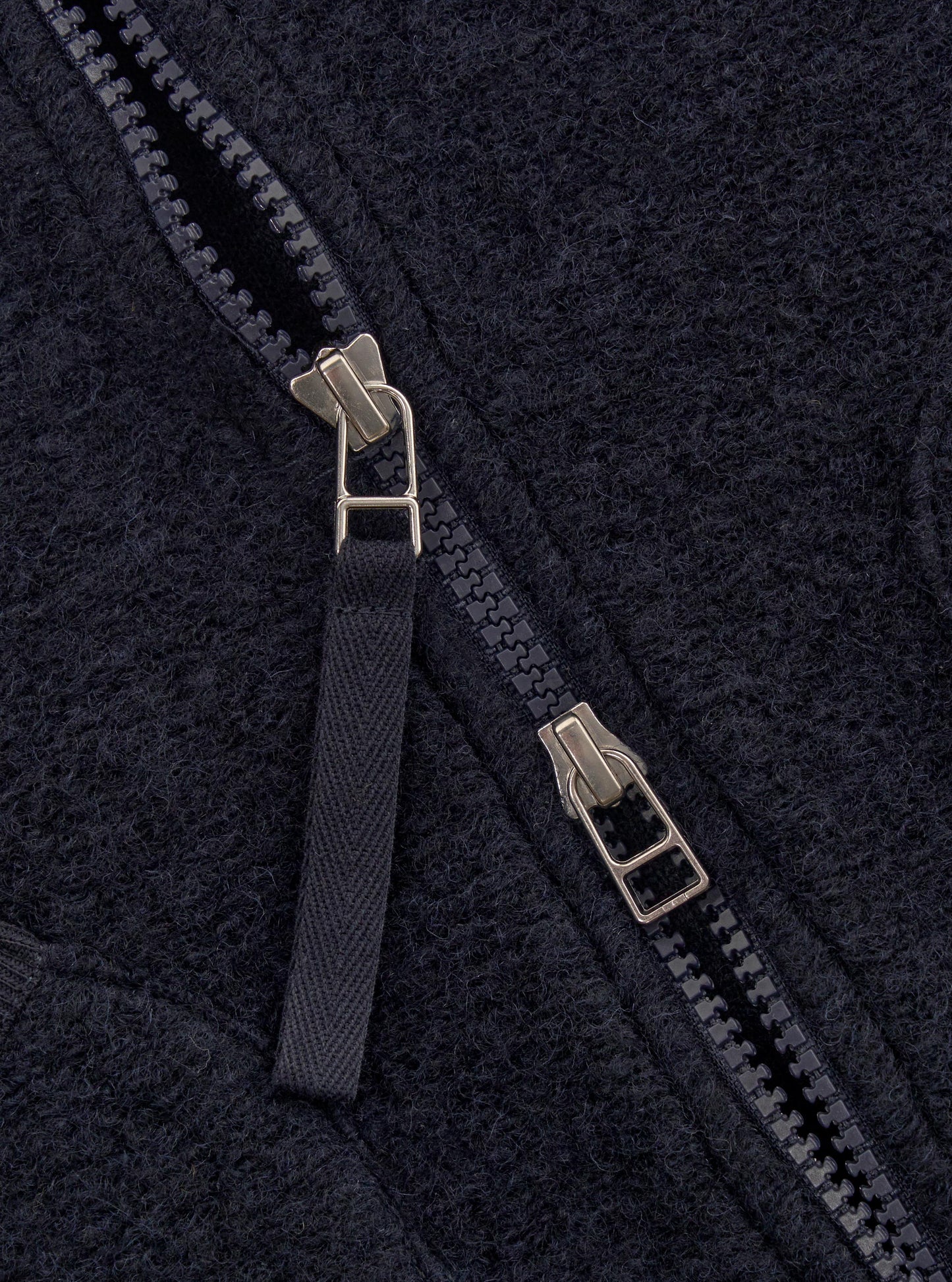 Wool Fleece Zip Waistcoat