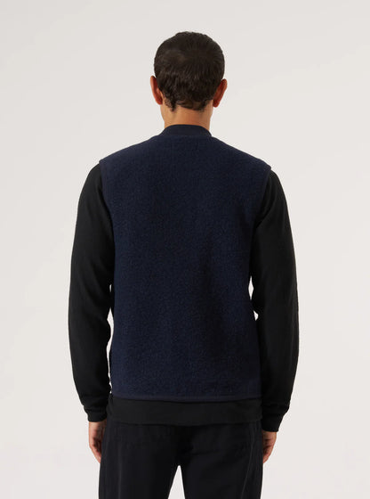 Wool Fleece Zip Waistcoat