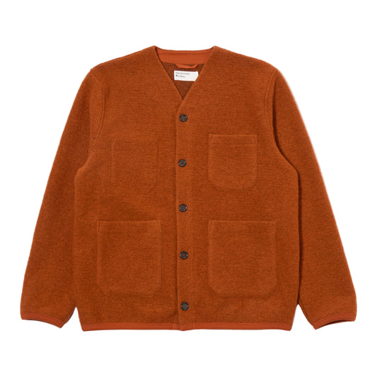 Wool Fleece Cardigan