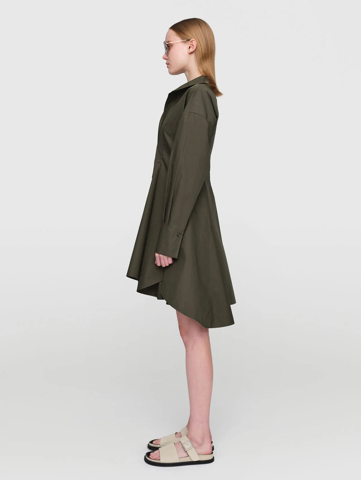 Adela Paper Poplin Dress