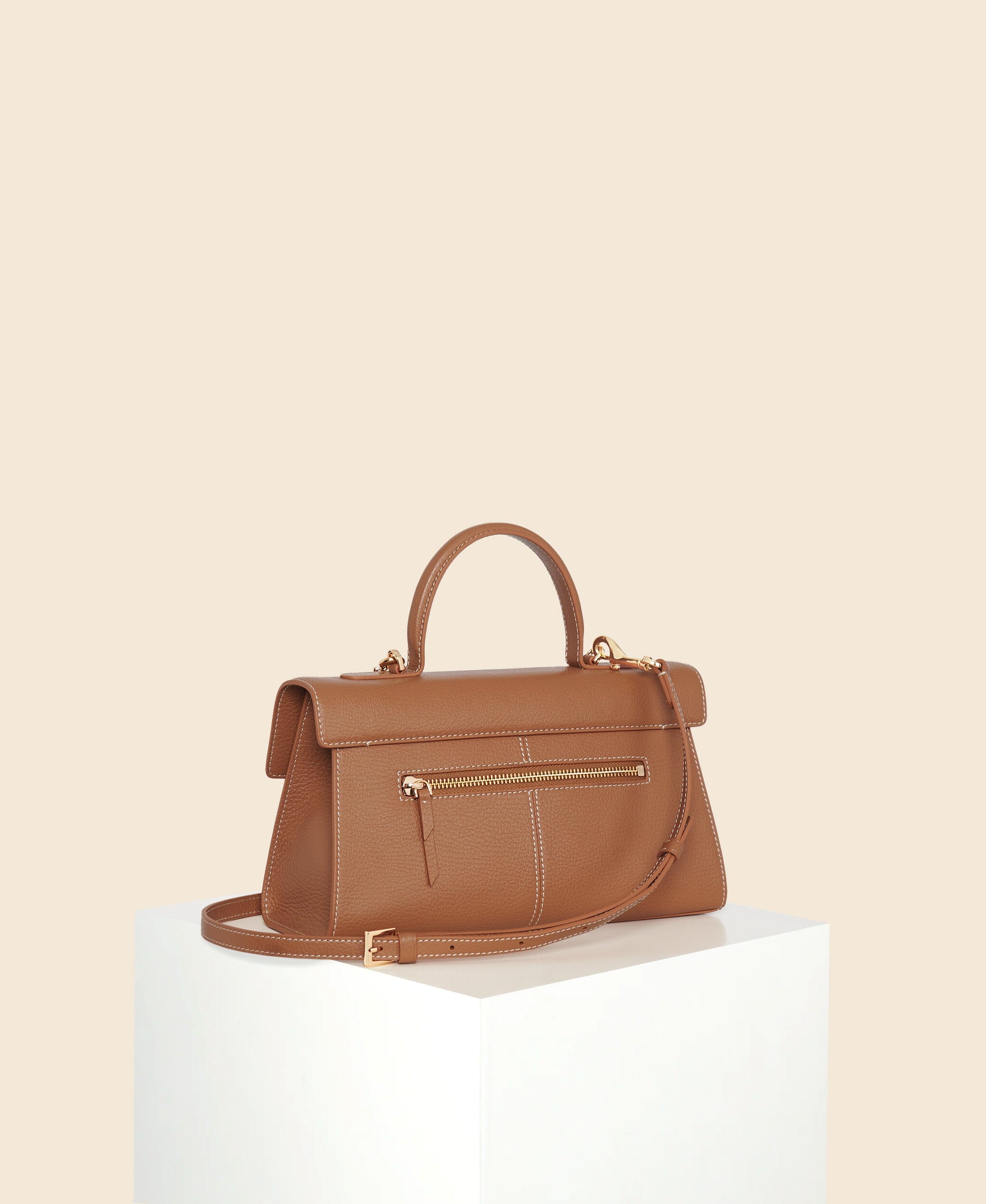 Cafune | shoulder bags for women - Medium Stance | Pecan | kapok