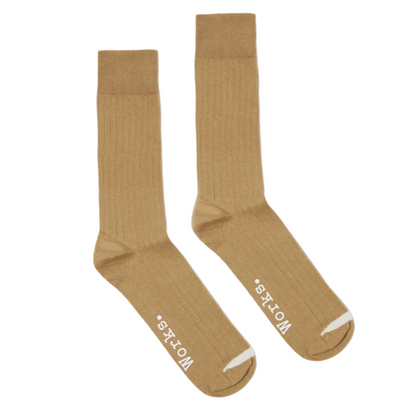 Modal Rib Knit Mid Calf Socks