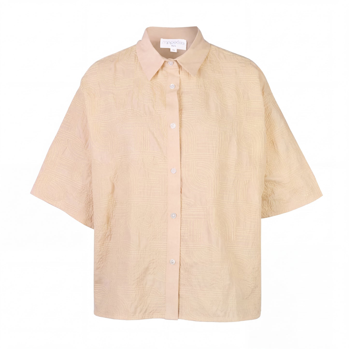 105 - Peach Andrew Cinetique Shirt