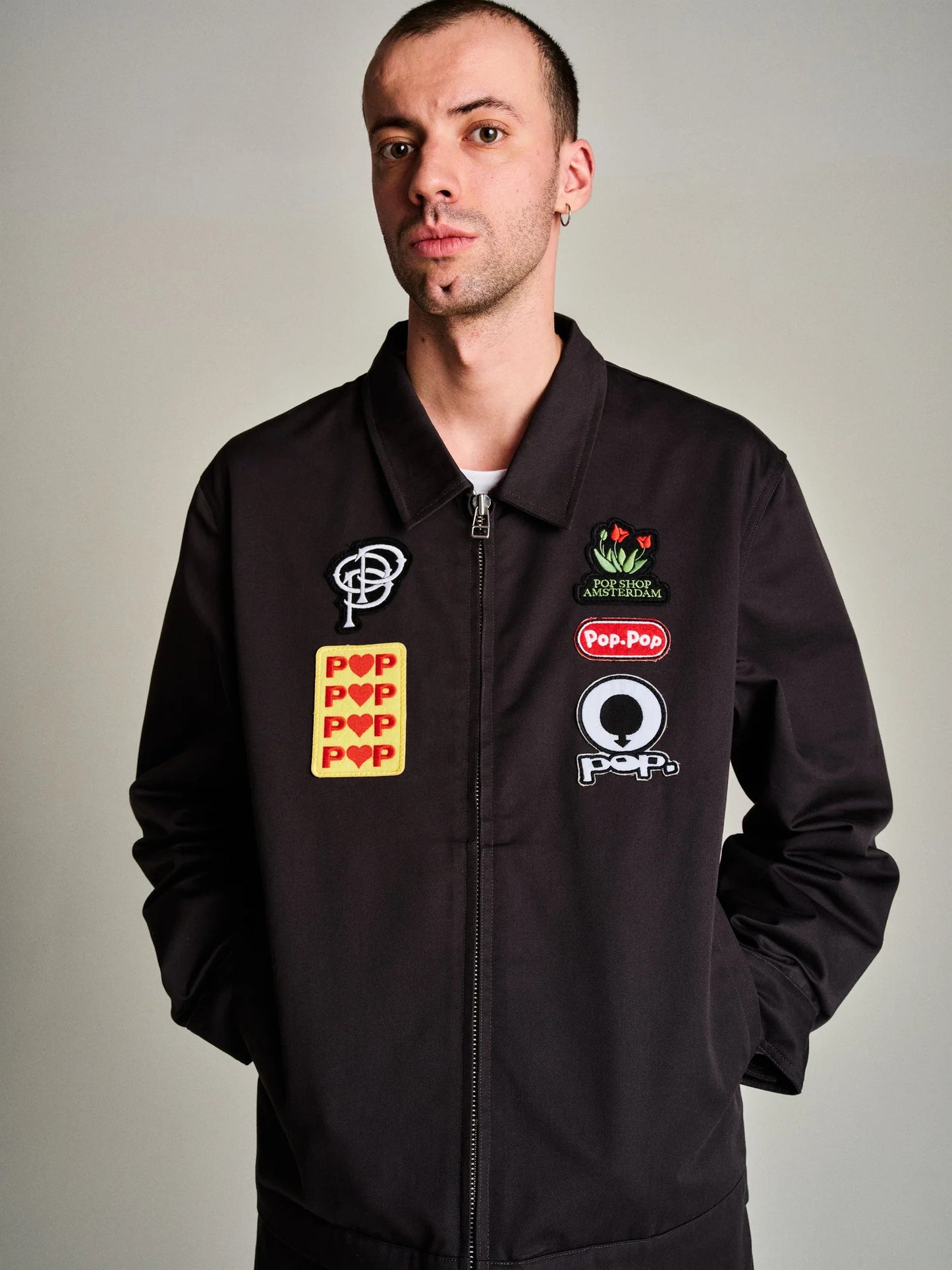 Pop Full Zip Worker Jacket