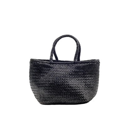Small Grace Basket Woven Shoulder Bag