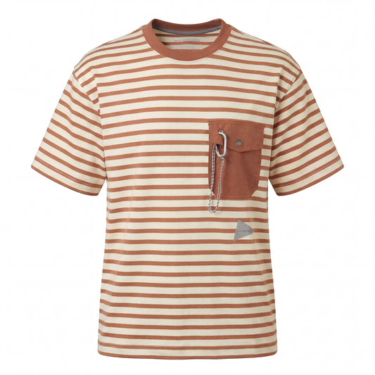 077 Stripe Pocket SS T