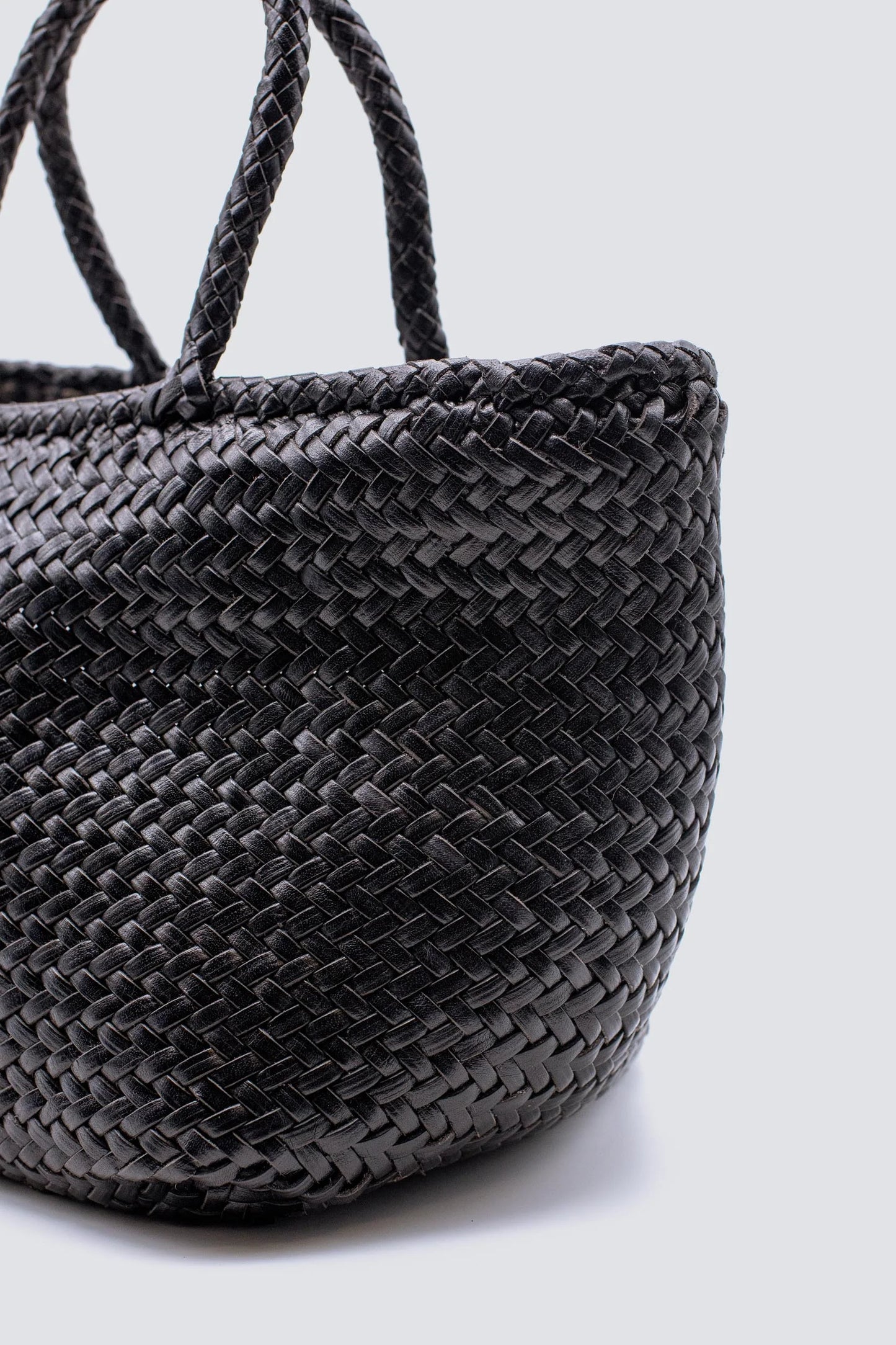 Small Grace Basket Woven Shoulder Bag