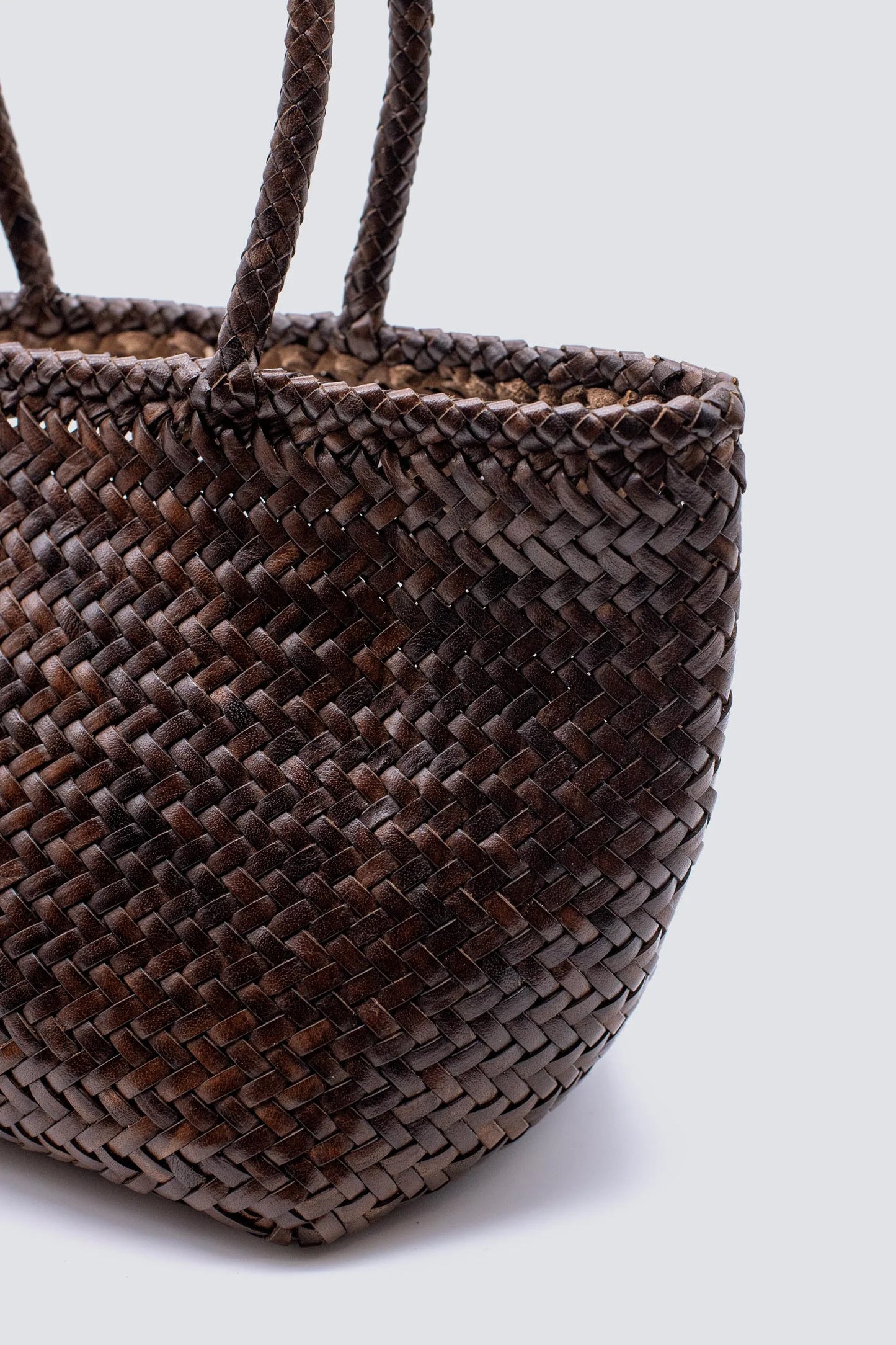 Small Grace Basket Woven Shoulder Bag