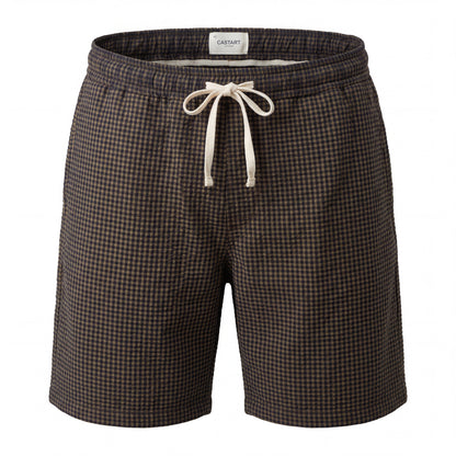 Gingham Drawcord Short