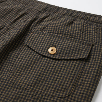 Gingham Drawcord Short