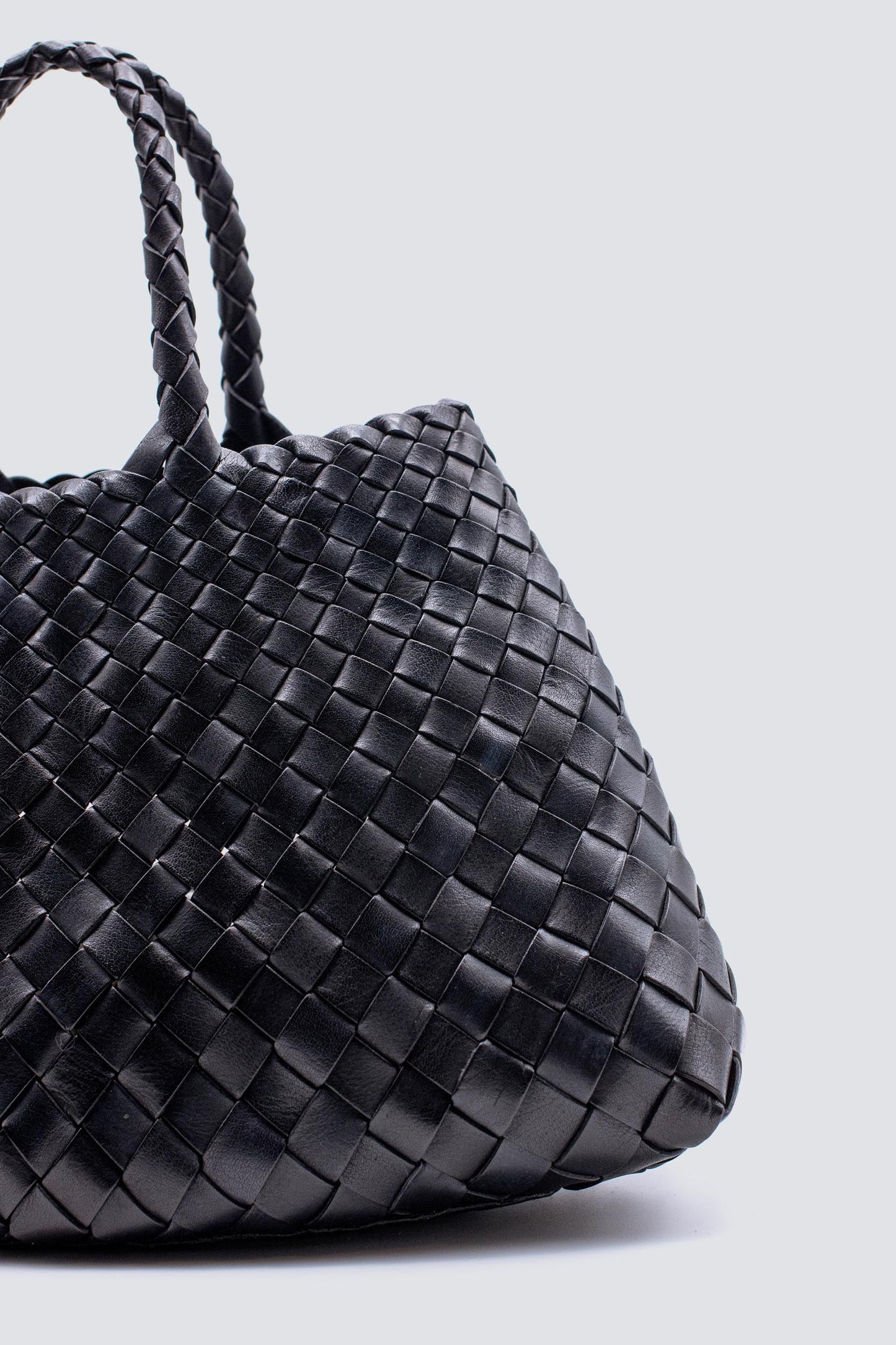 Small Santa Croce Woven Shoulder Bag