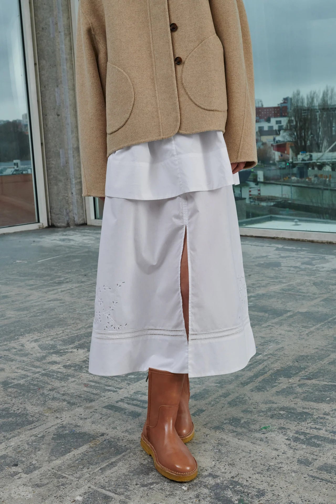 Blanc Teresa Skirt