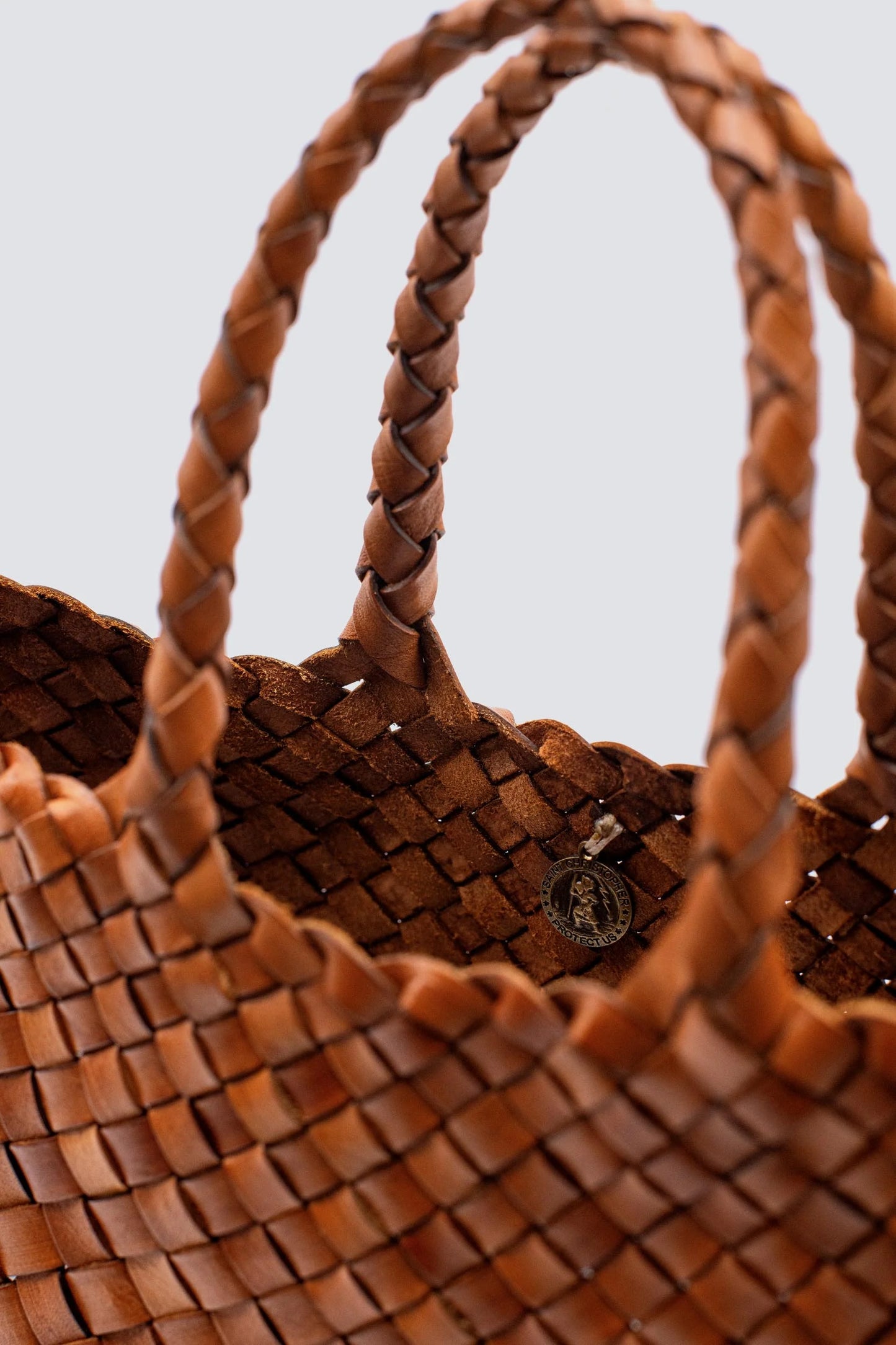 Small Santa Croce Woven Shoulder Bag