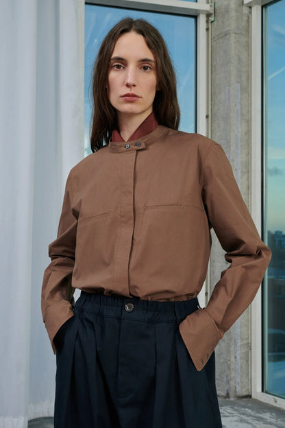 Marron Glace Vesta Shirt