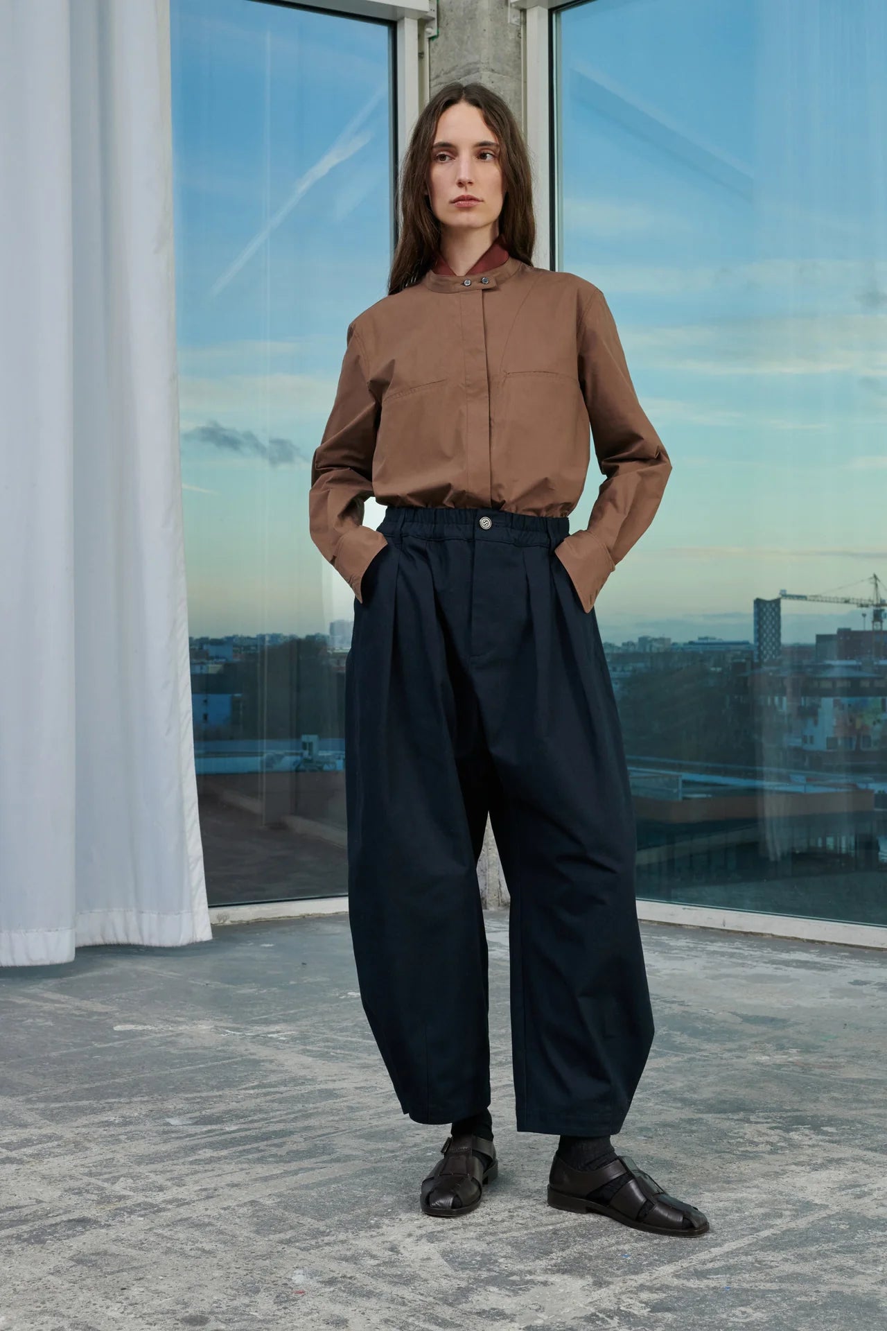 Marron Glace Vesta Shirt