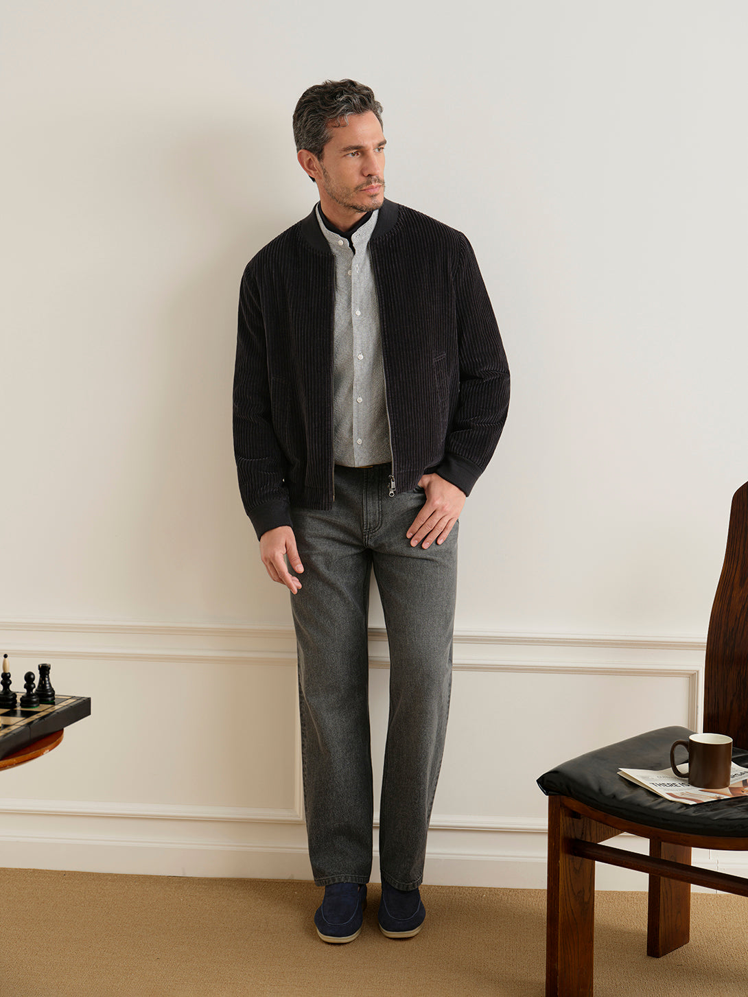 Dominic Dual-Wale Corduroy Jacket