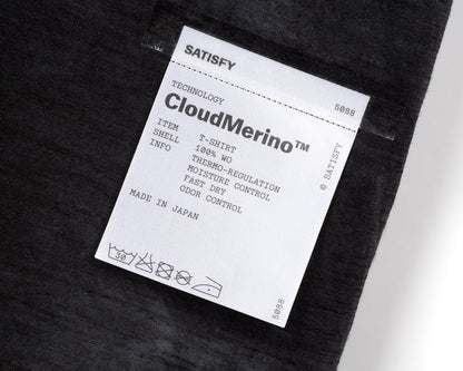 CloudMerino T Shirt Sun Bleached Black