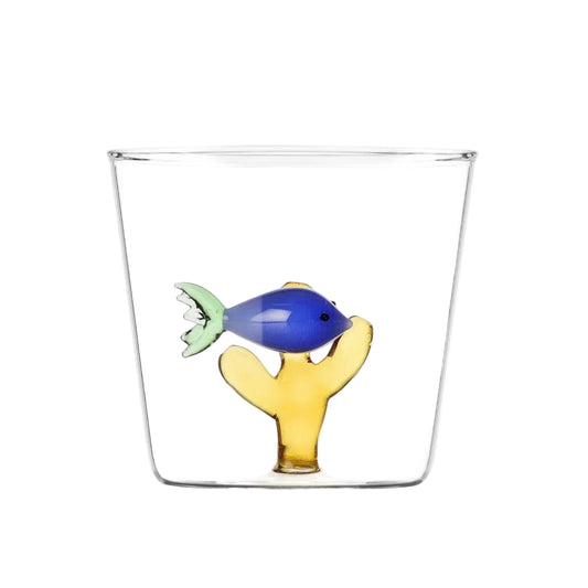 Marine Garden Blue Fish Amber Seaweed