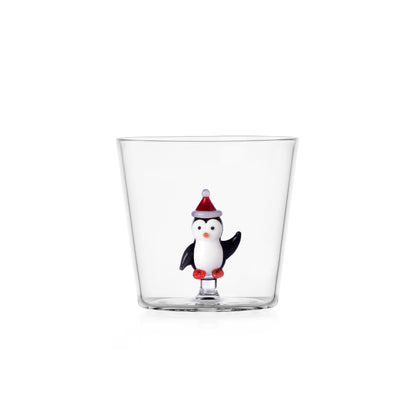 Christmas Tales Tumbler Penguin W/Xmas H