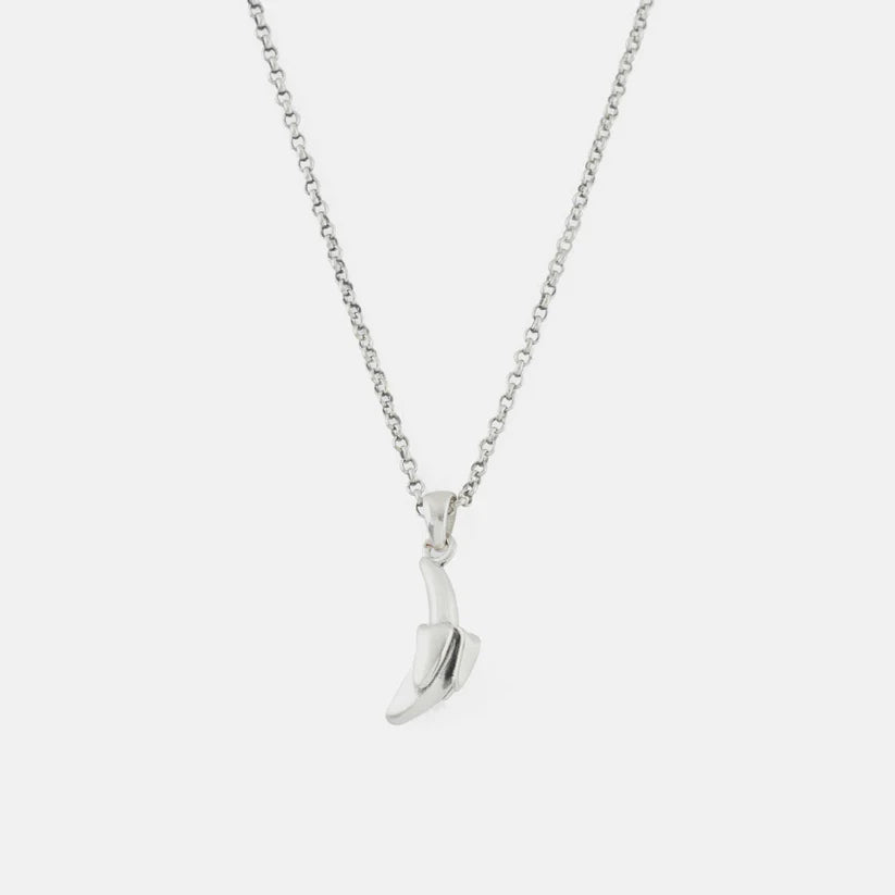 Silver Banana Necklace