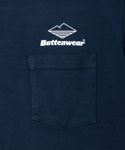 Team S/S Pocket Tee  Navy