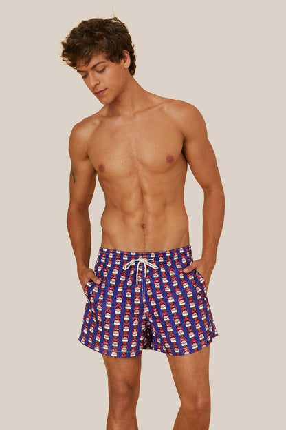 Classic Swim Shorts Navy Lick Me X Craig & Carl