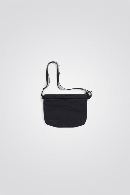 Recycled Nylon Shoulder Bag Black