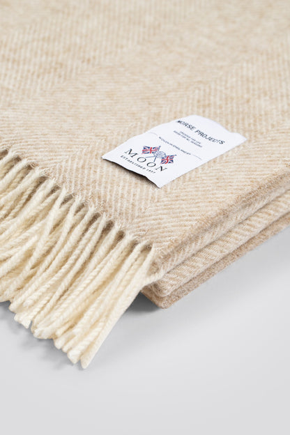 Norse Moon Merino Lambswool Blanket Sand