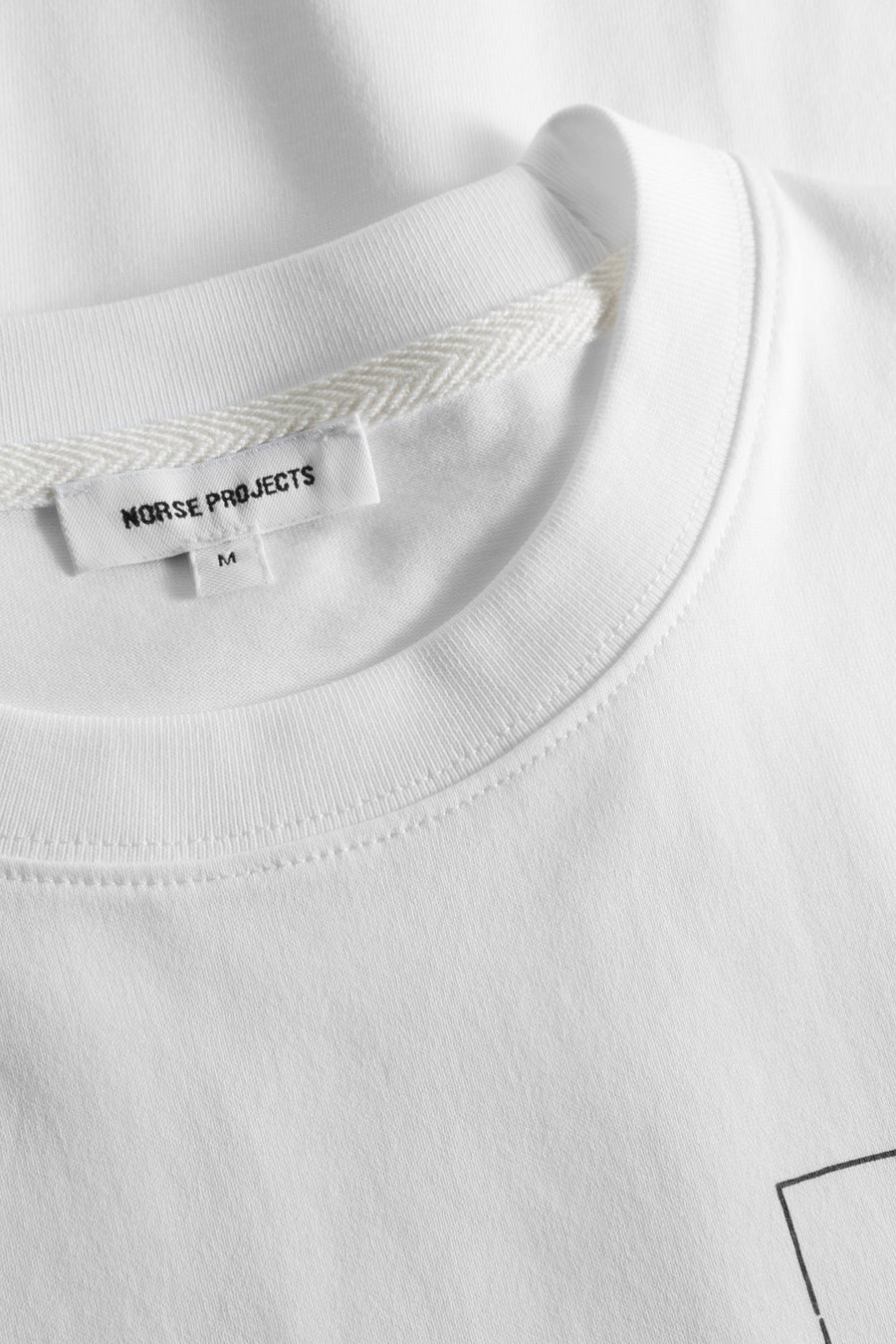 Johannes Organic Kanonbadsvej Print T-shirt-White